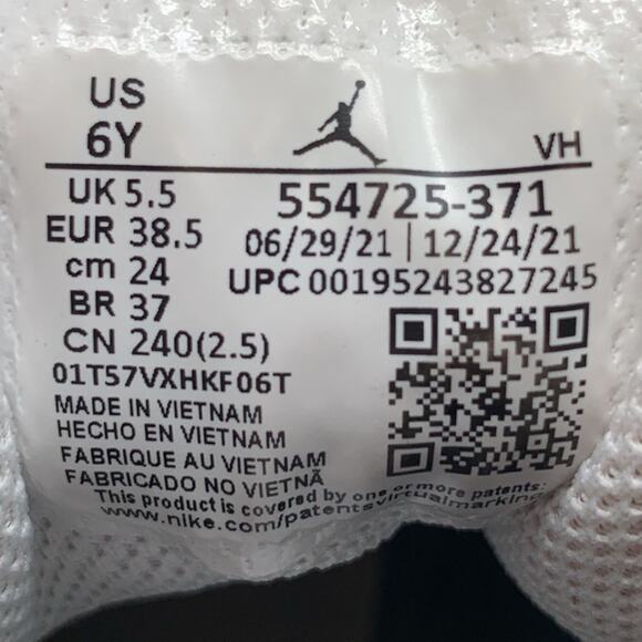 Jordan 1‎ Mid GS Sonics Basketball Shoes Youth Sz 6Y Women's Sz 7.5 - Picture 10 of 10